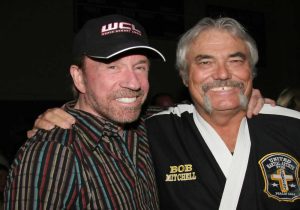Bob Mitchell and Chuck Norris